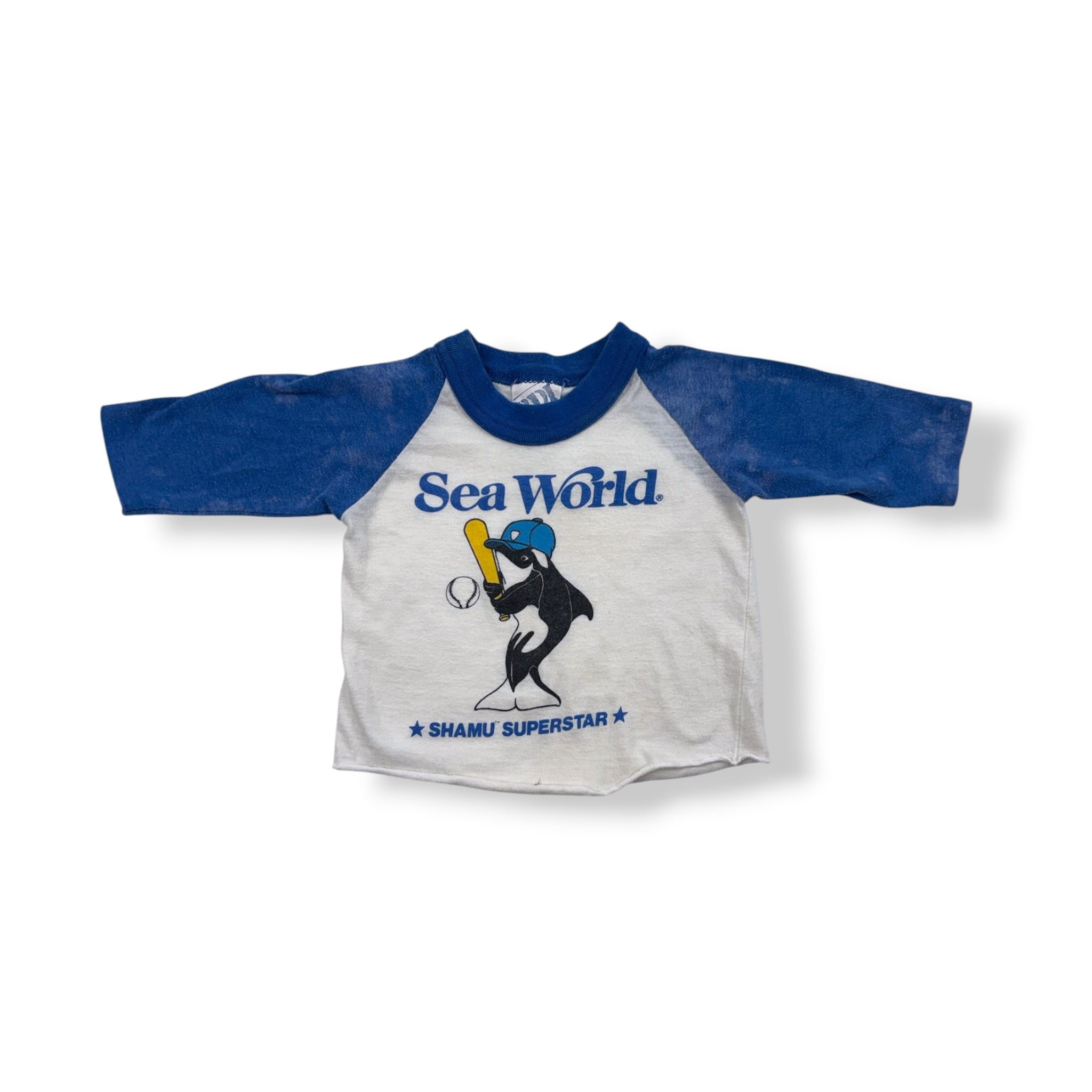 Vintage Sea World Raglan 6-9 Mo