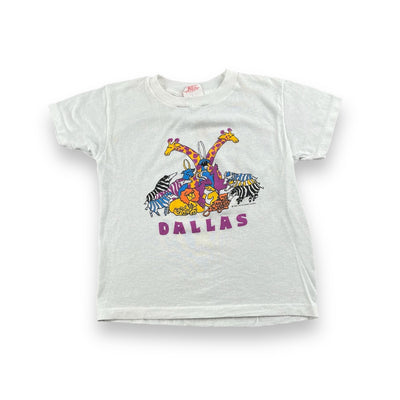 Vintage Dallas Zoo Souvenir T-Shirt 3/4t