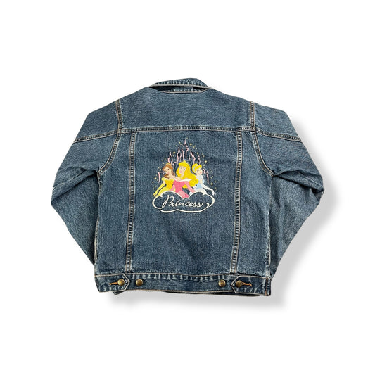 Y2K Disney Princess Denim Jacket Youth Medium