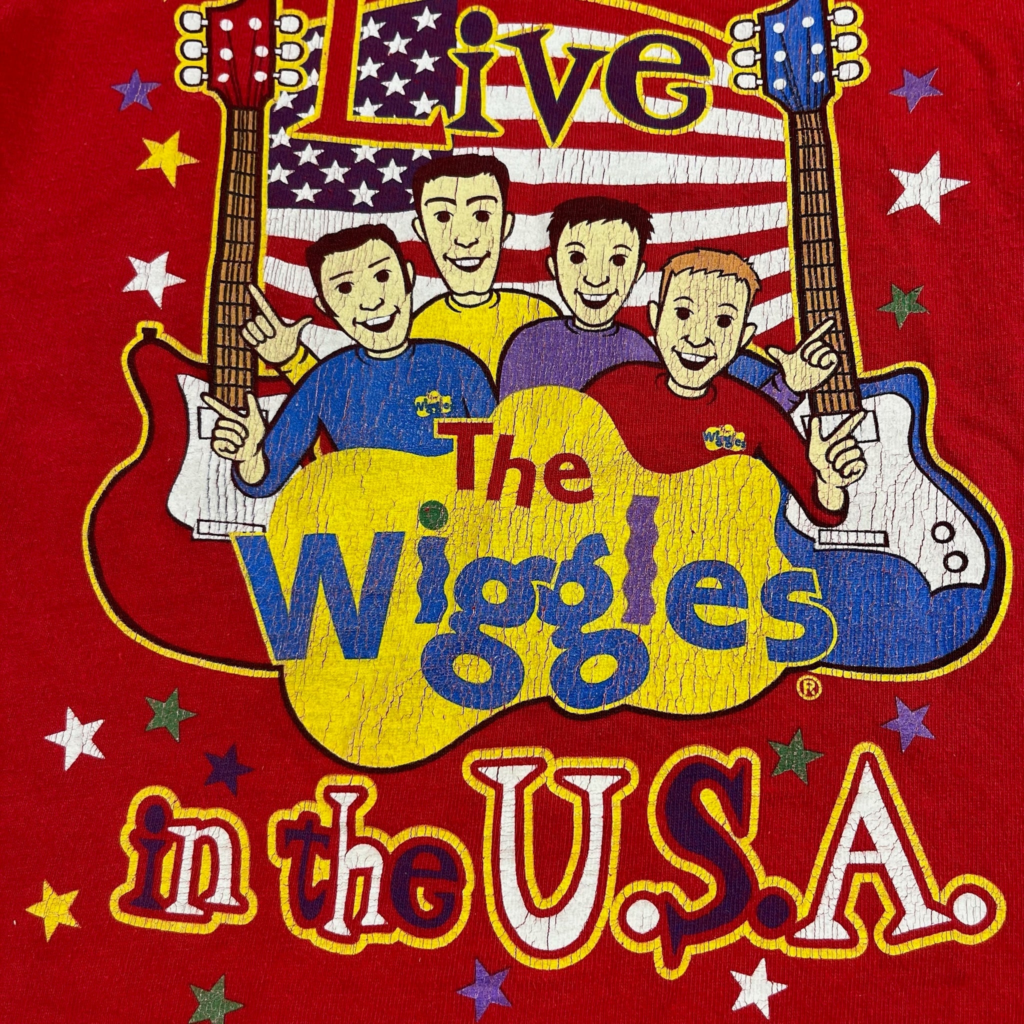 Vintage Wiggles USA T-Shirt 4T