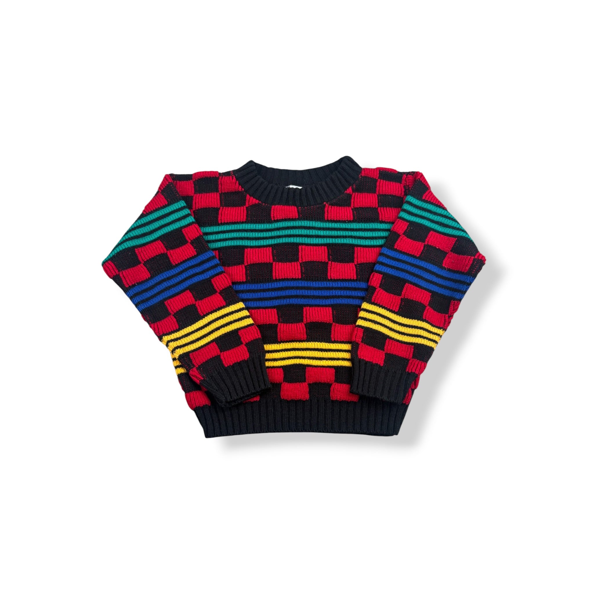 Vintage Color Block Knit 3T