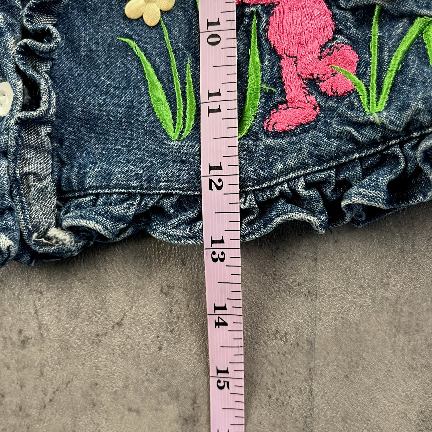 Y2K Elmo Denim Tank 2T