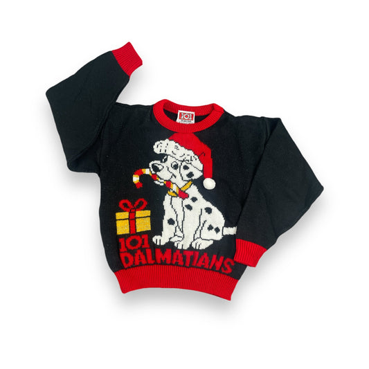 Vintage 101 Dalmatians Holiday Crewknit 3/4T