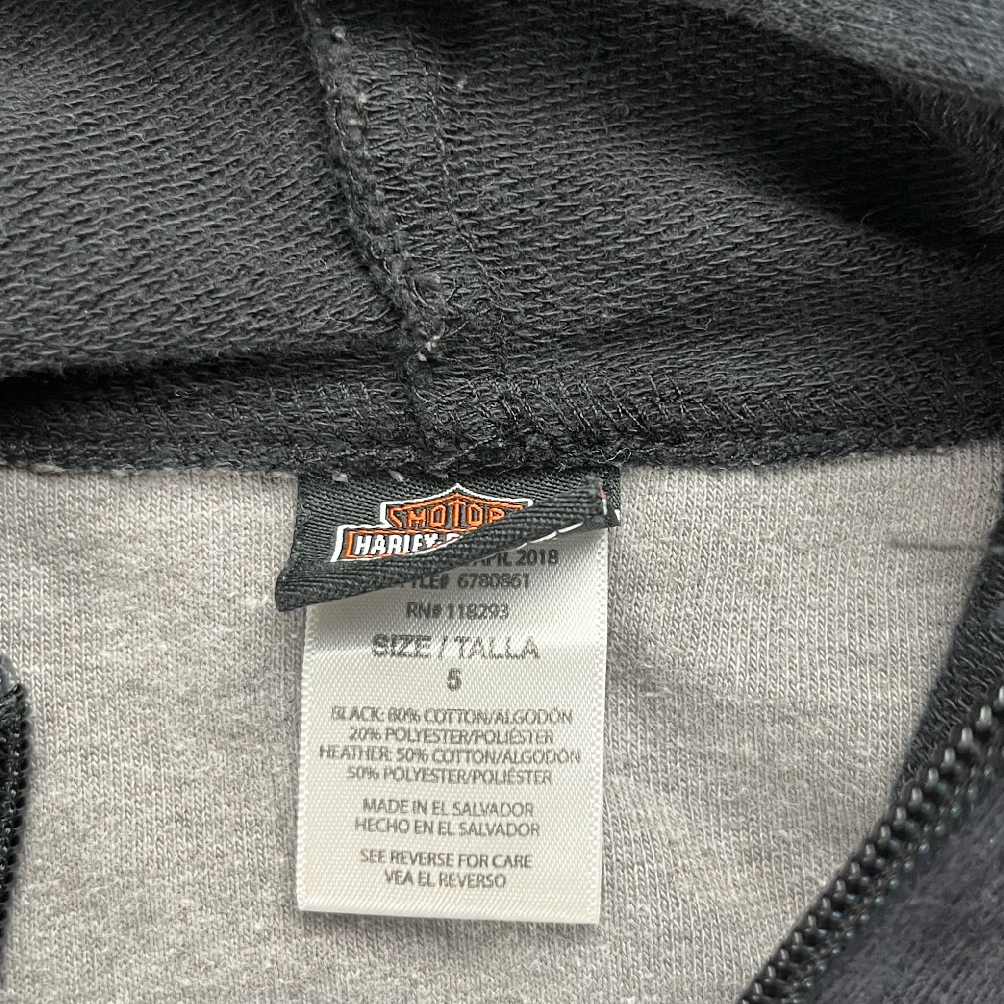Harley Davidson Zip Up 4T