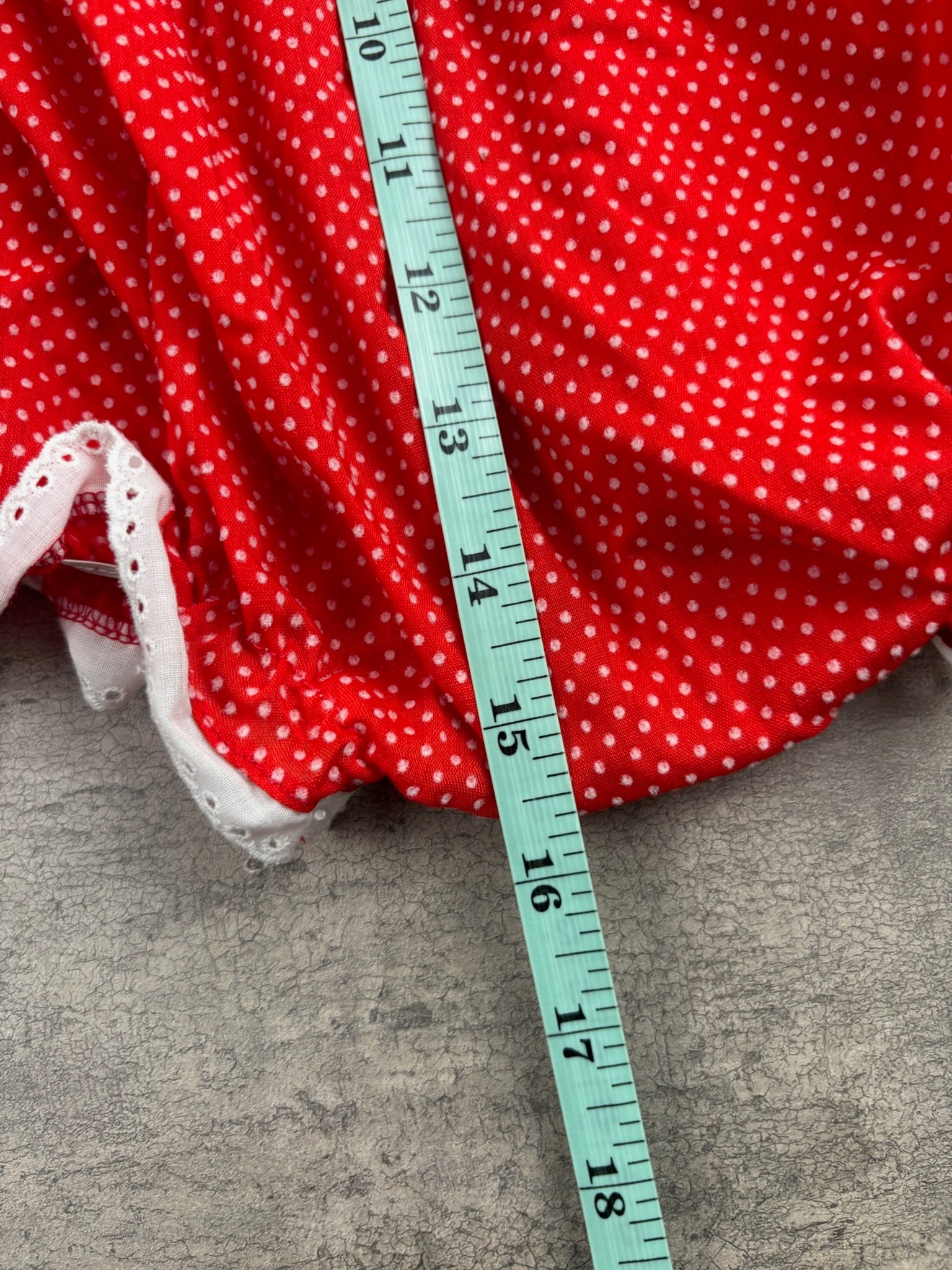 Vintage Strawberry Romper 9-12 Months