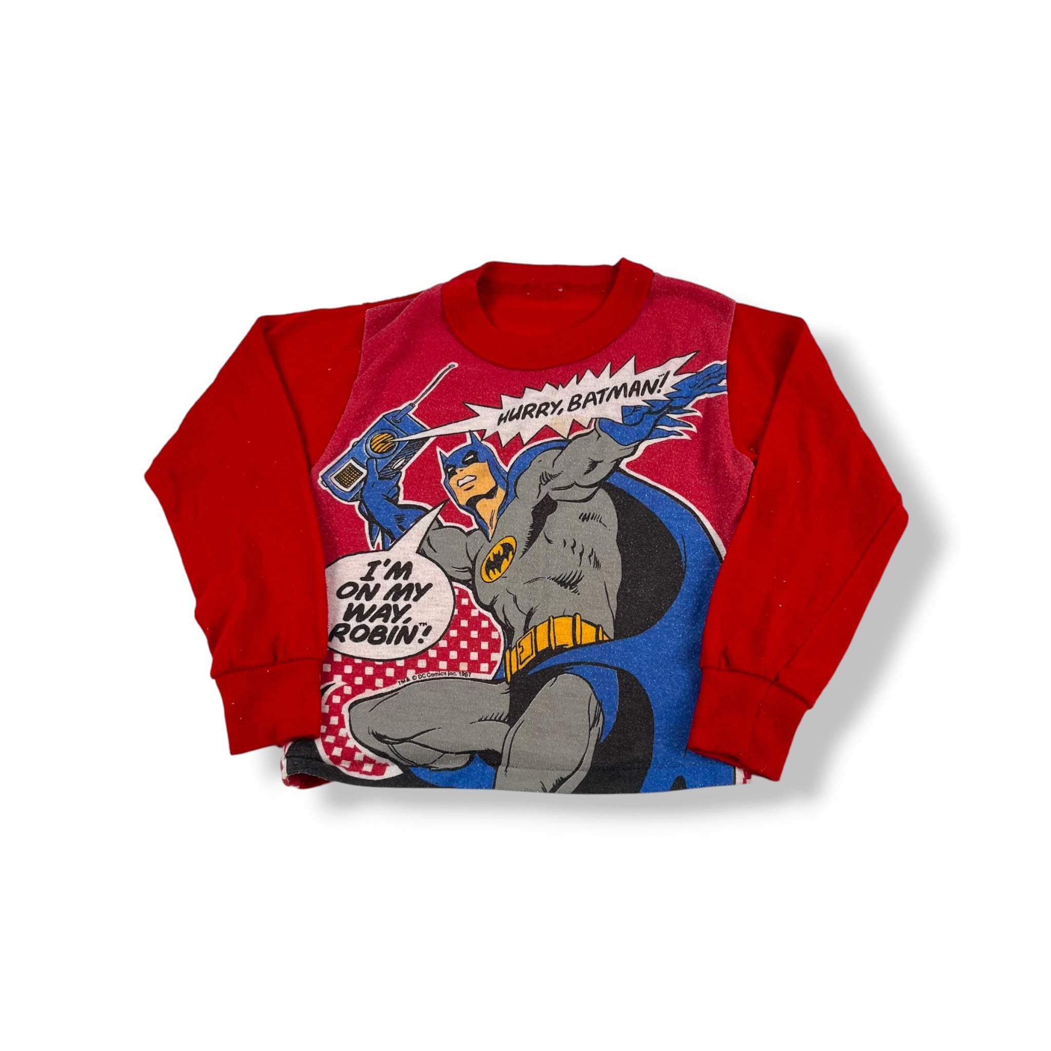 Vintage '87 Batman Pajama Set 2T