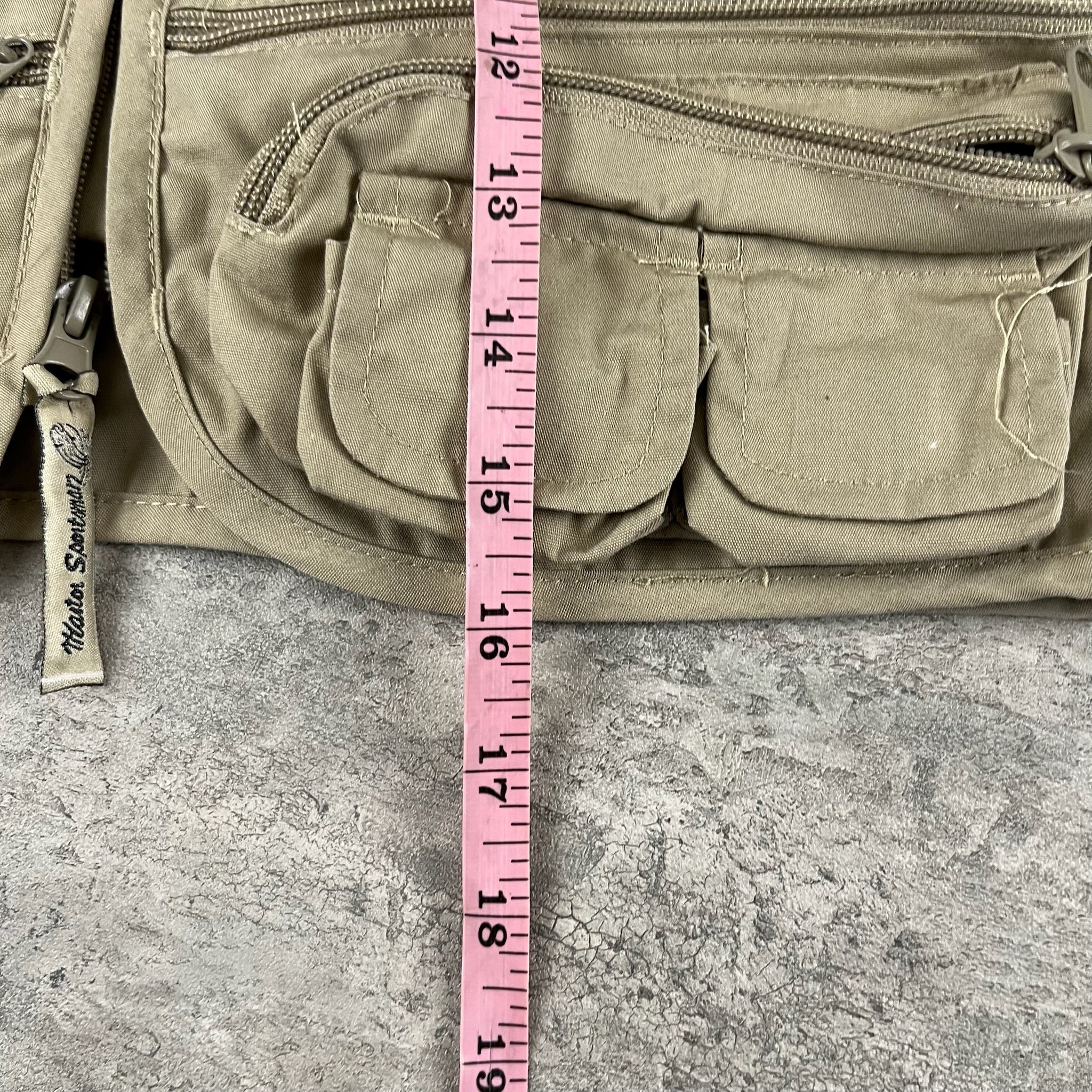 Vintage Pocket Fishermans Vest 3/4T