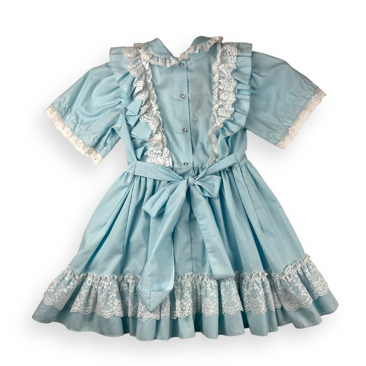 Vintage Mini World Ruffl3 Laced Dress 4T