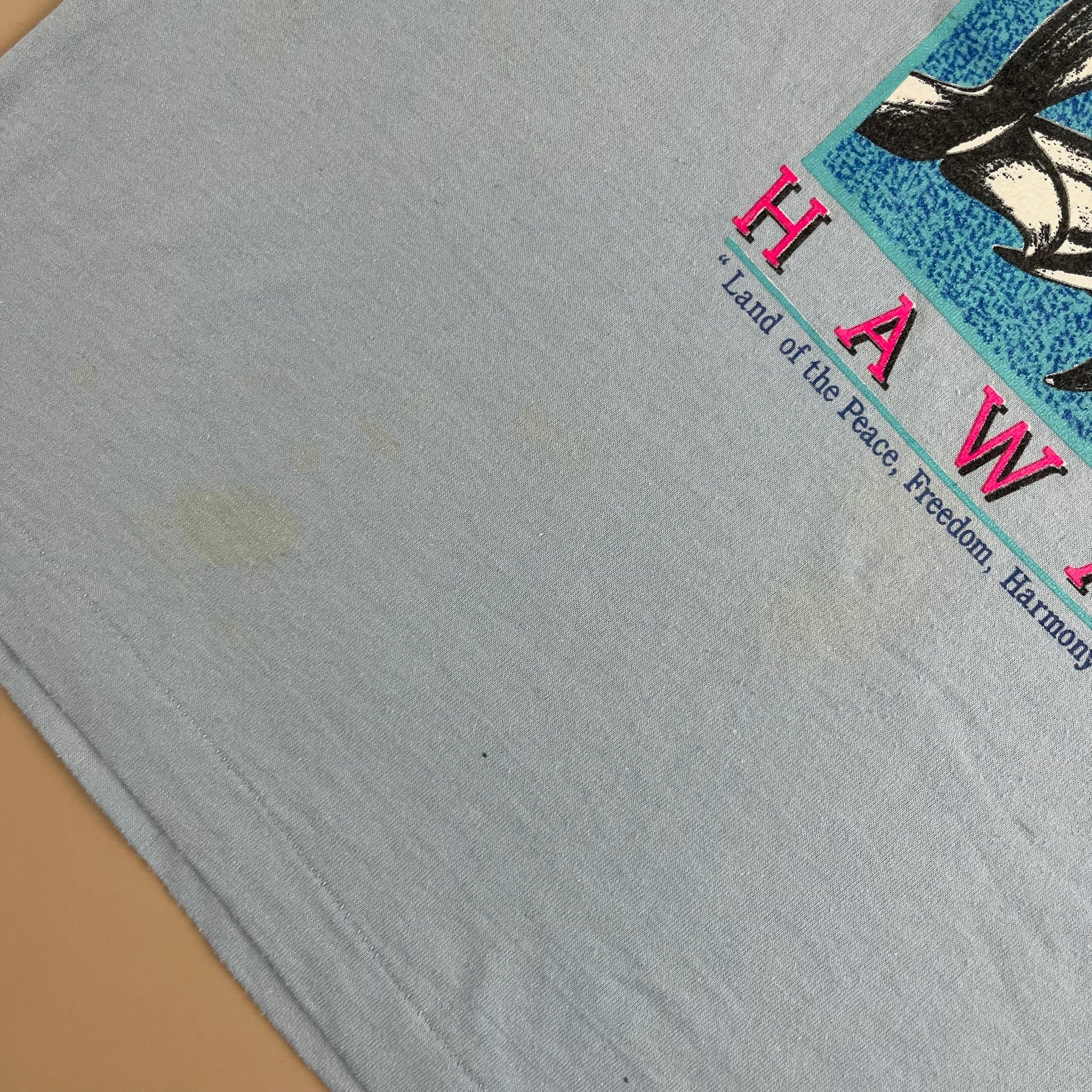 Vintage Hawaii Dolphins Location T-Shirt Youth Large