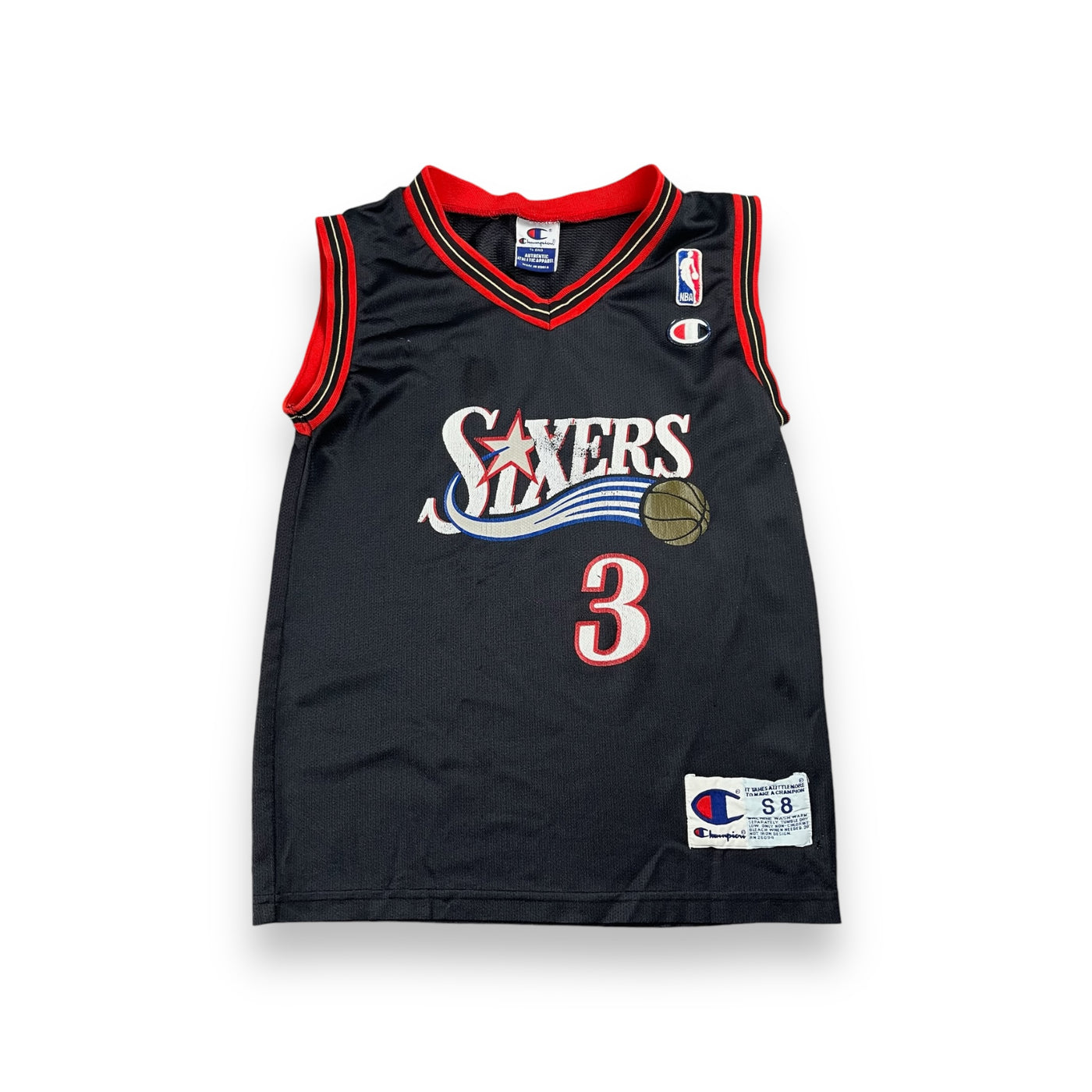 Vintage Allen Iverson- Sixers NBA Jersey Youth Small