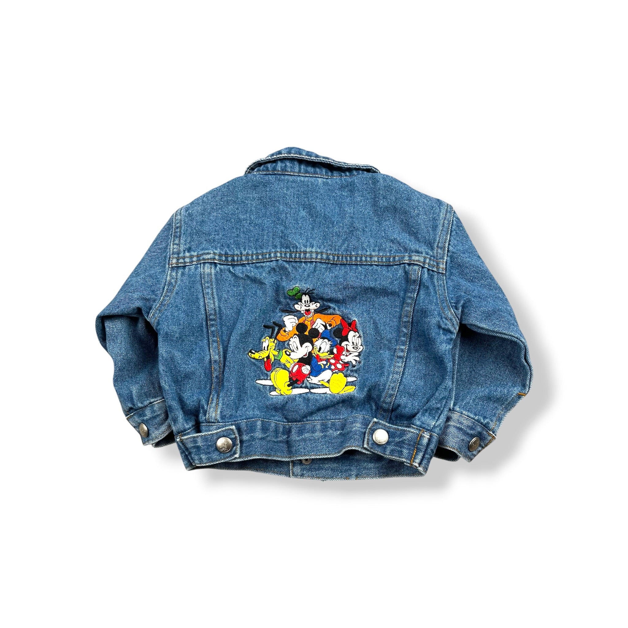 Vintage Disney Mickey & Friends Denim Jacket 12-18 Mo