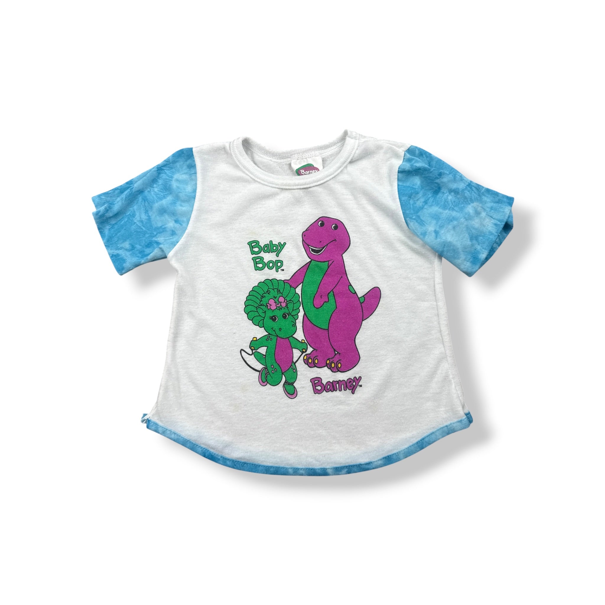 Vintage Barney & Baby Bop PJ Top 3T