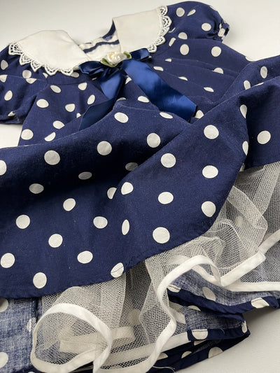 Vintage Polka Dot Dress 3/4T