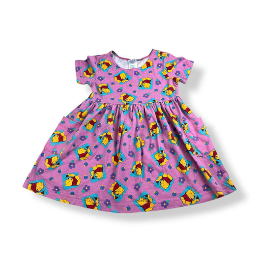 Vintage Winnie The Pooh AOP Dress 4/5T