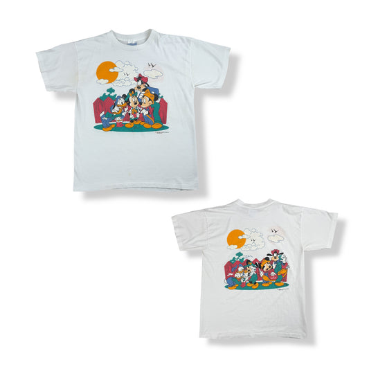 Vintage Mickey and Friends T-Shirt Youth X-Large Adult Small