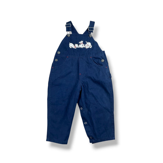 Vintage 101 Dalmatians Overalls 24 Months