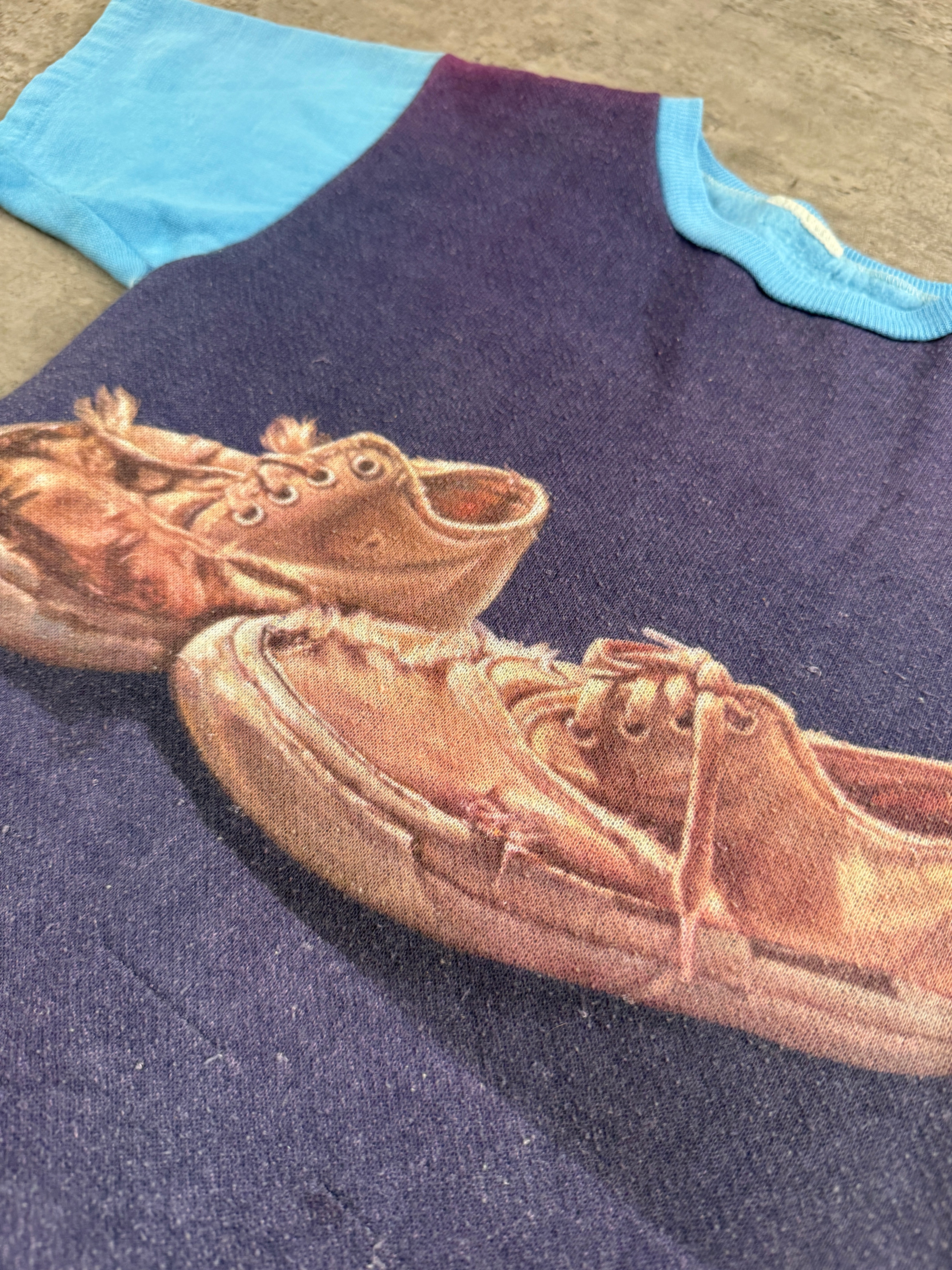 Vintage Van Gough Graphic Worn Sneakers 4T