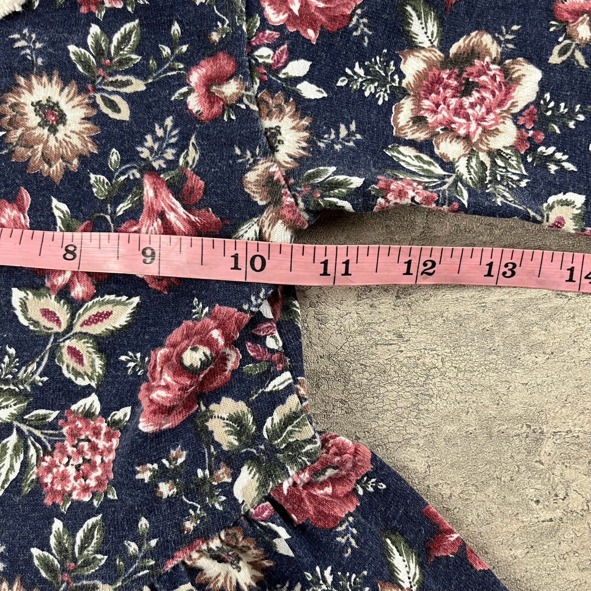 Vintage Floral Pelpum Top 2T