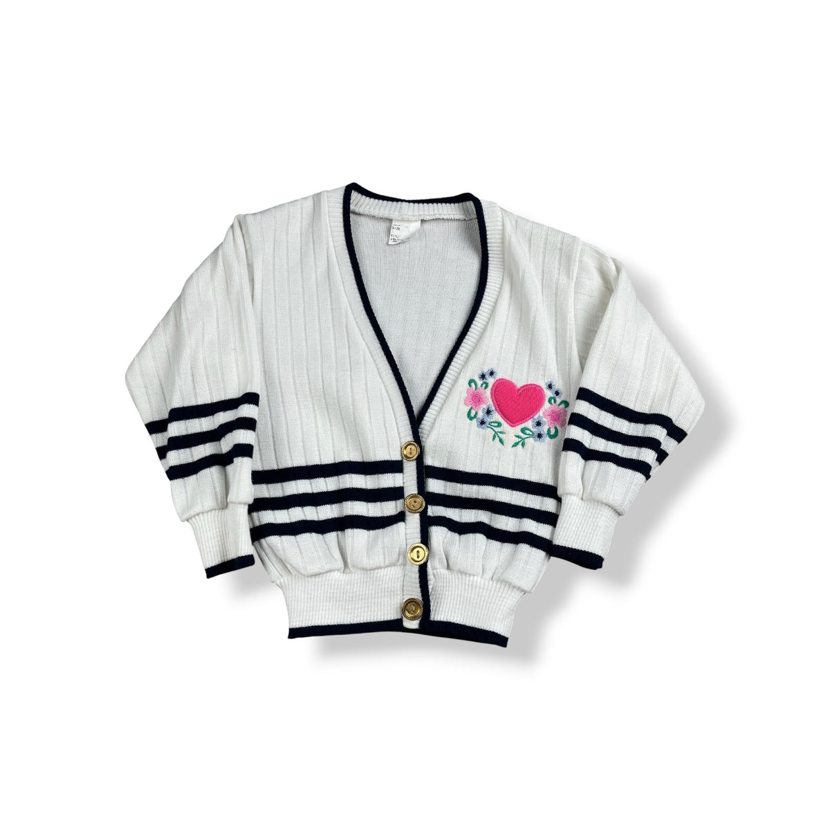 Vintage Heart Cardigan 4T