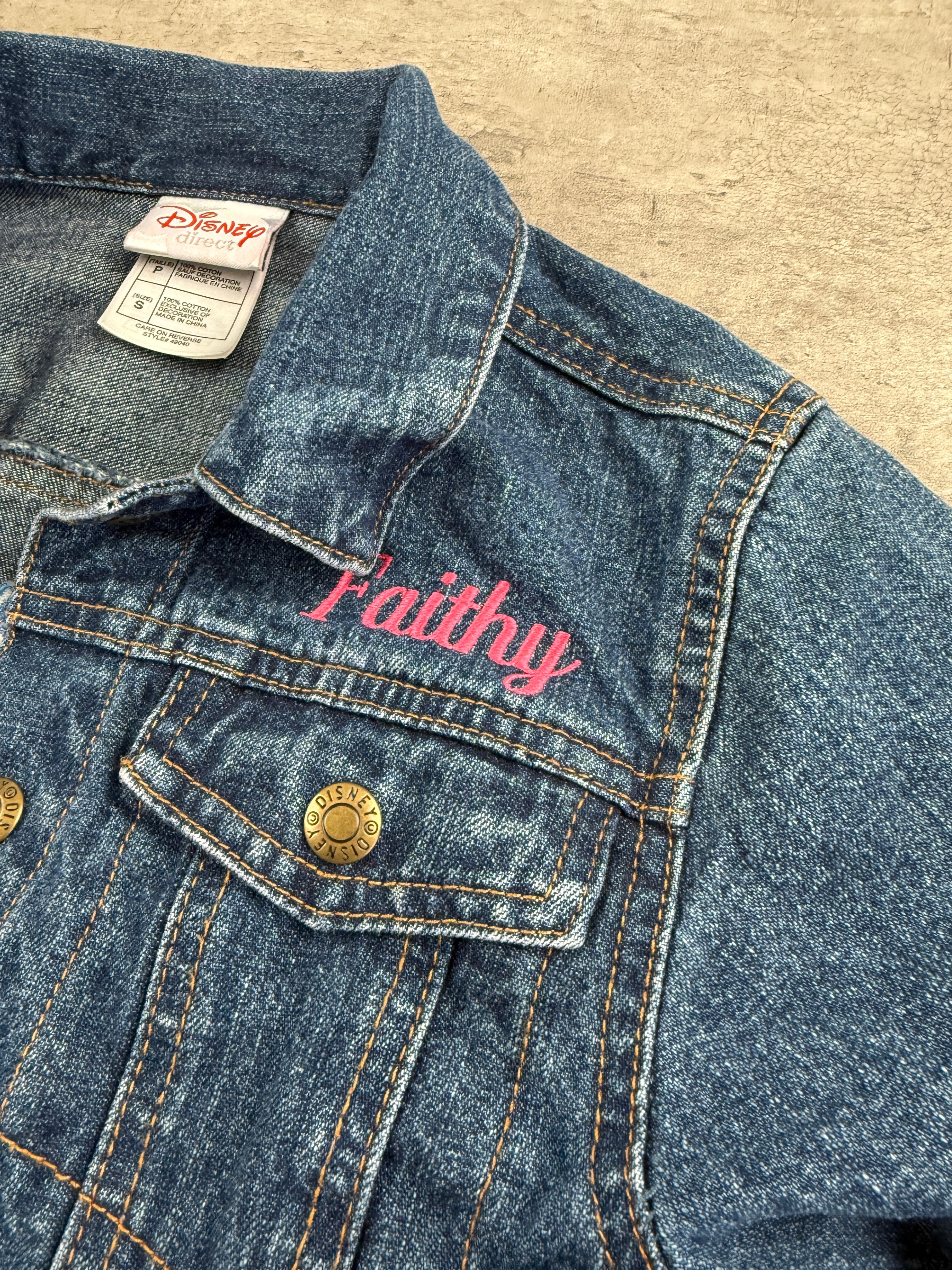 Y2K Disney Princess Denim Jacket 4T