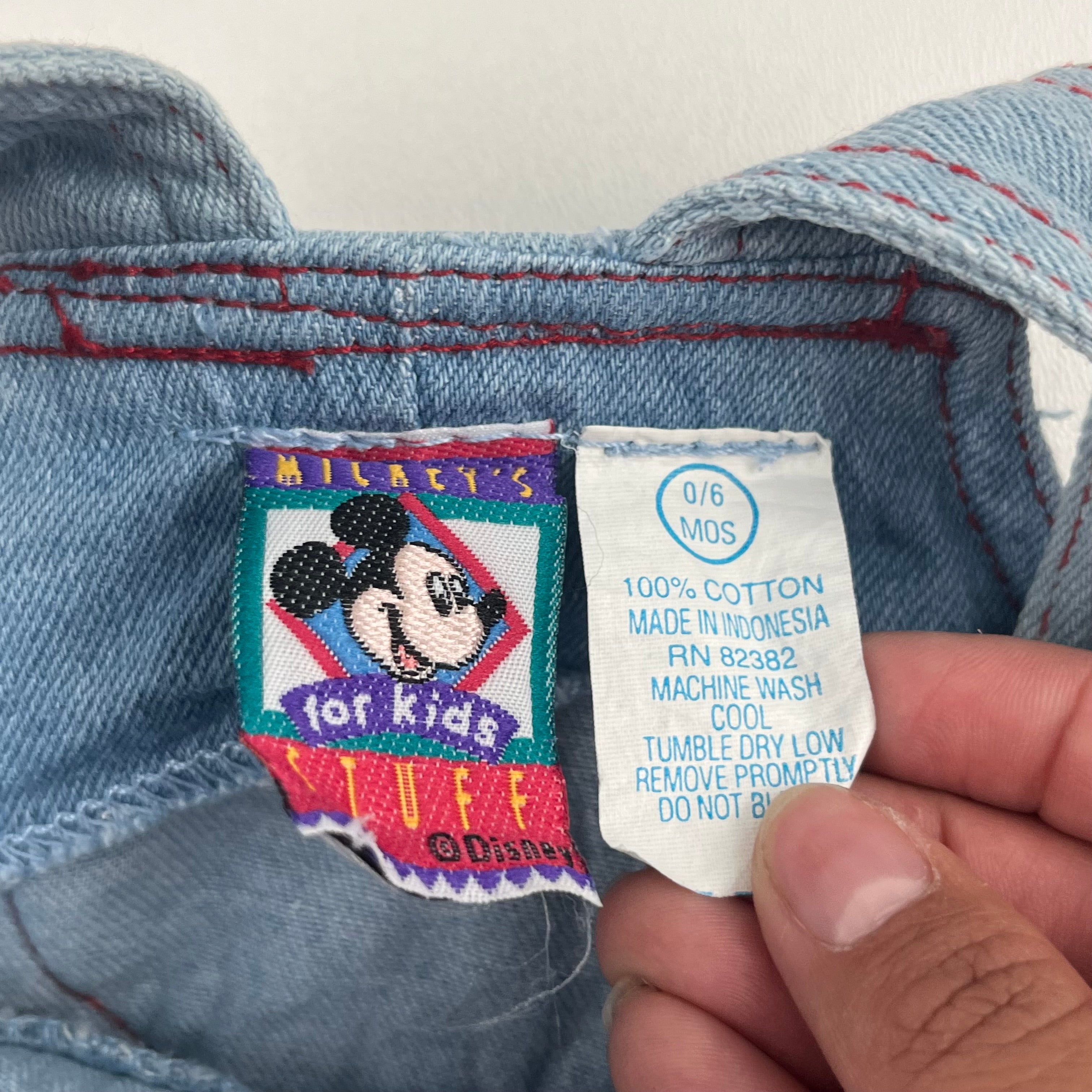 Vintage Mickey & Minnie Romper 9 Mo