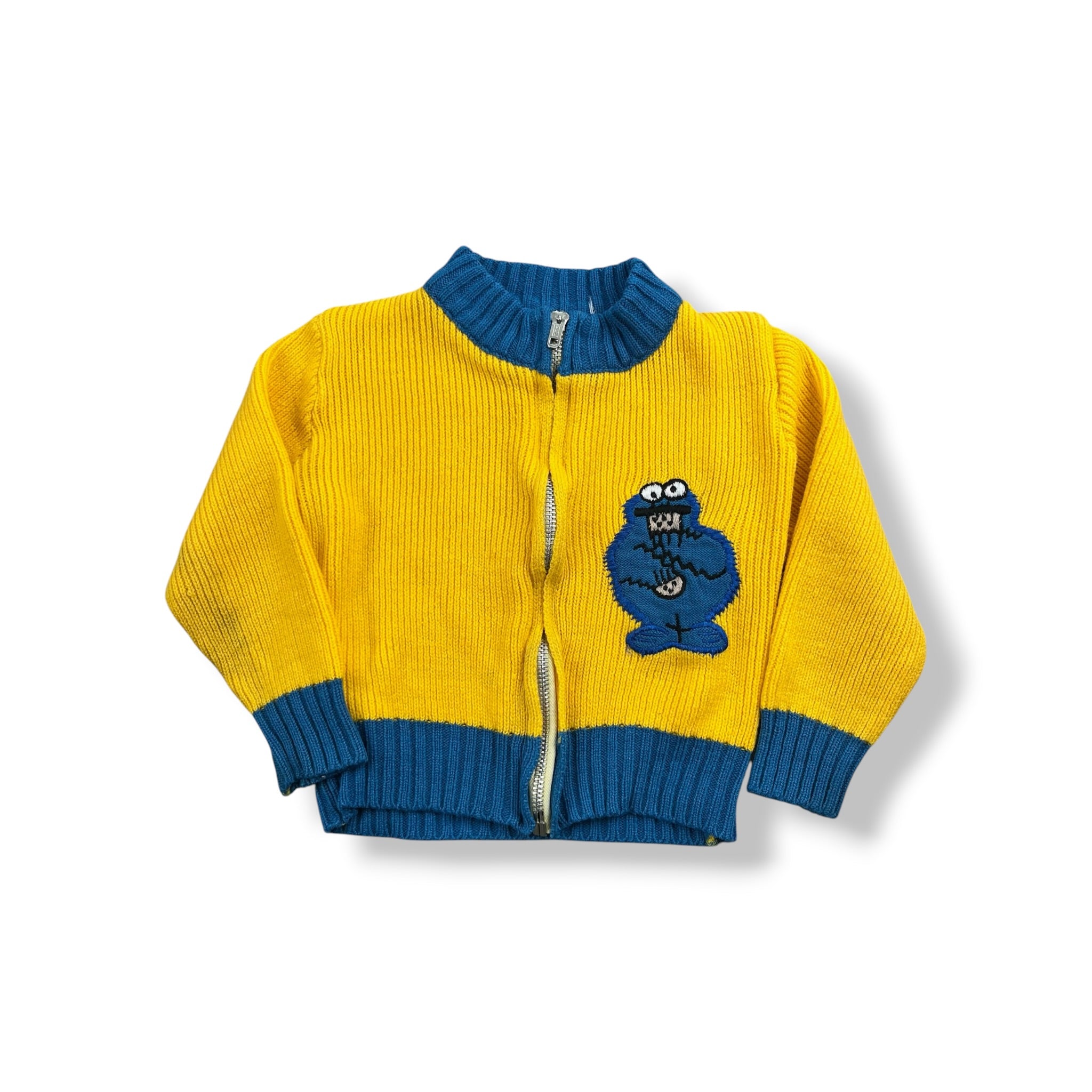 Vintage Cookie Monster Knit 12 Months