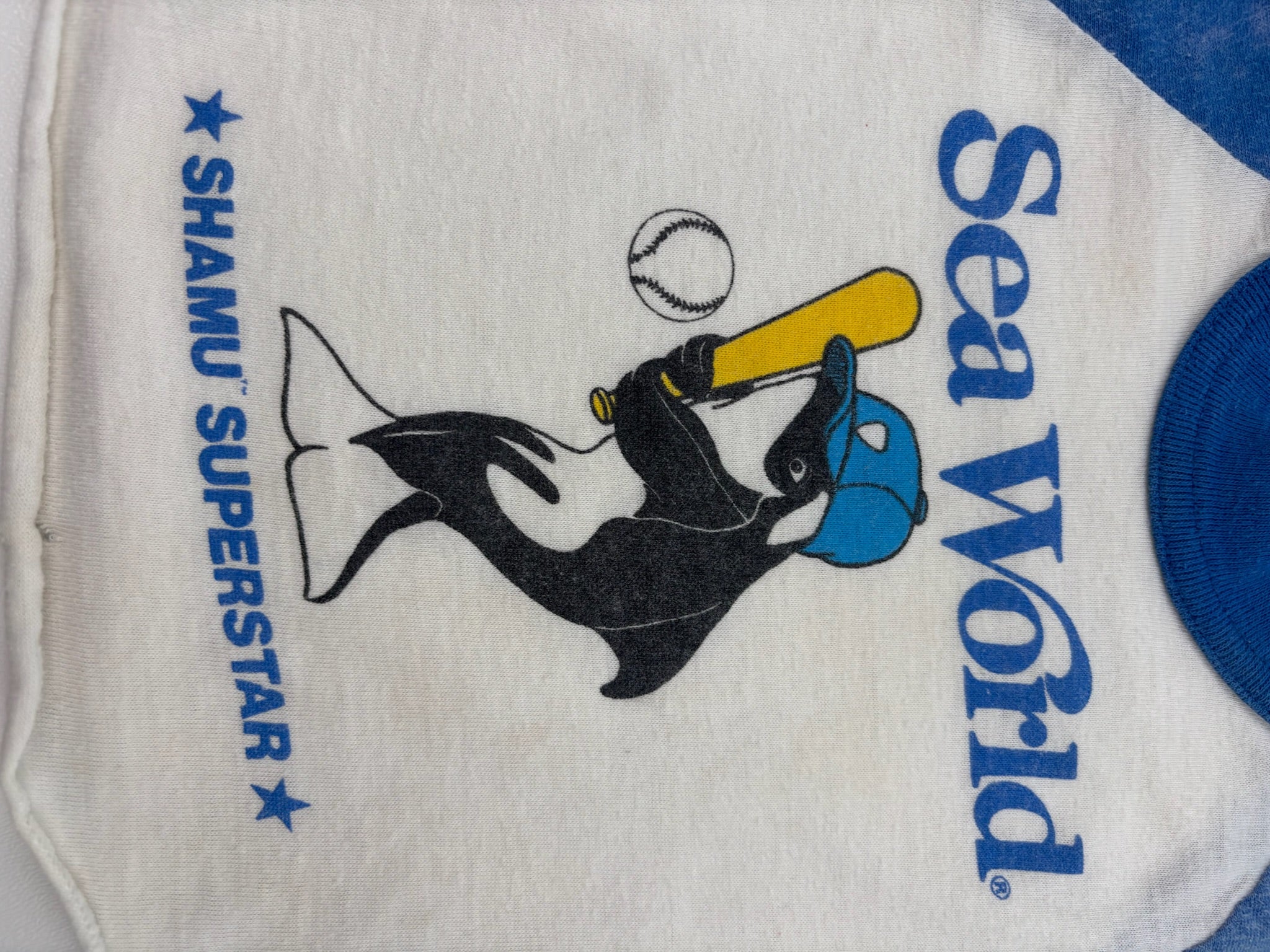 Vintage Sea World Raglan 6-9 Mo