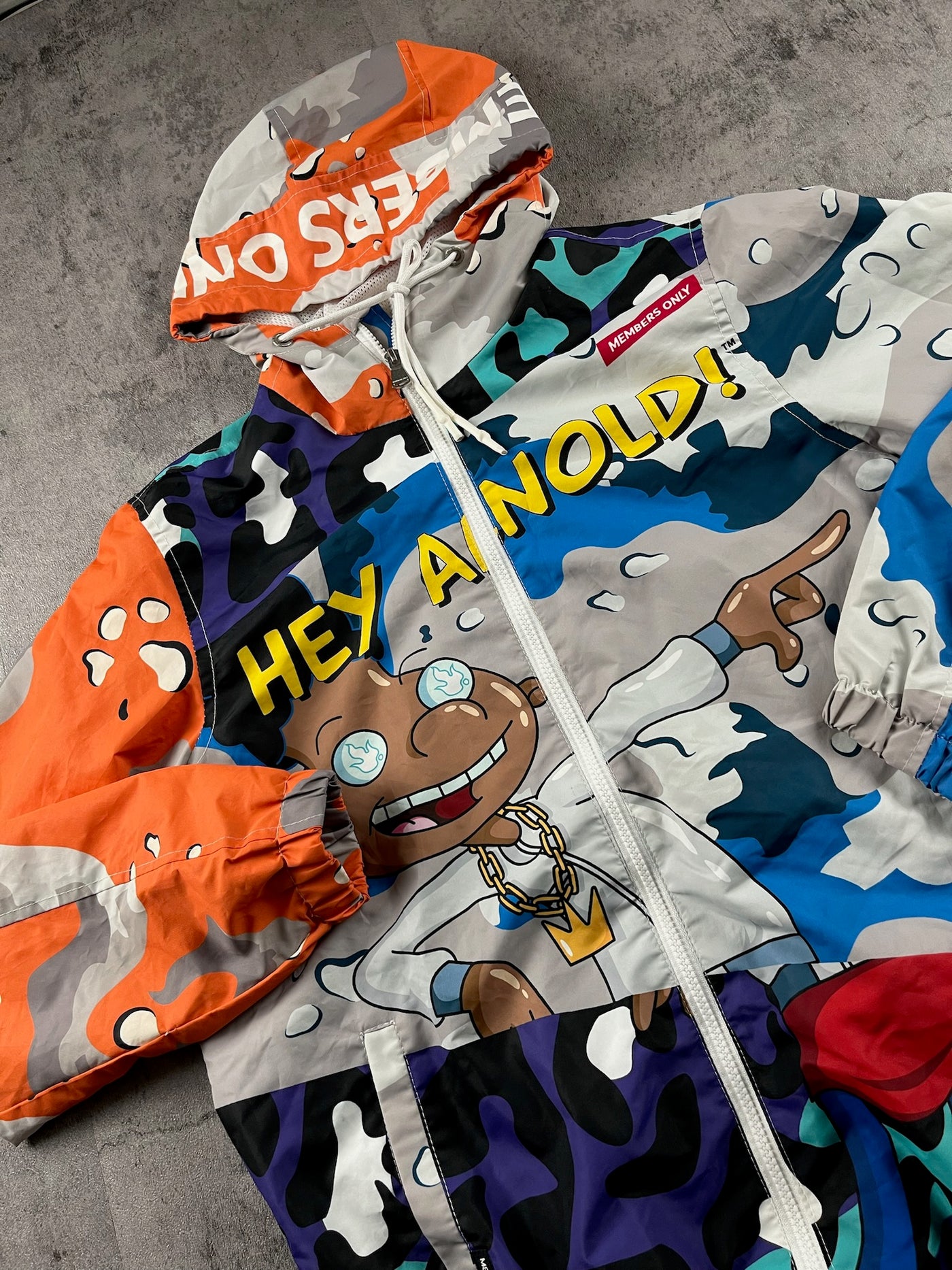 Members Only x Hey Arnold! Jacket Youth XXL