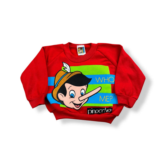 Vintage Pinocchio Sweater 12 Months