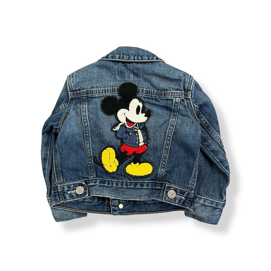 Gap Mickey Mouse Denim Jacket 18 Months