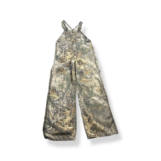 Vintage Berne Camo Overalls Youth Medium