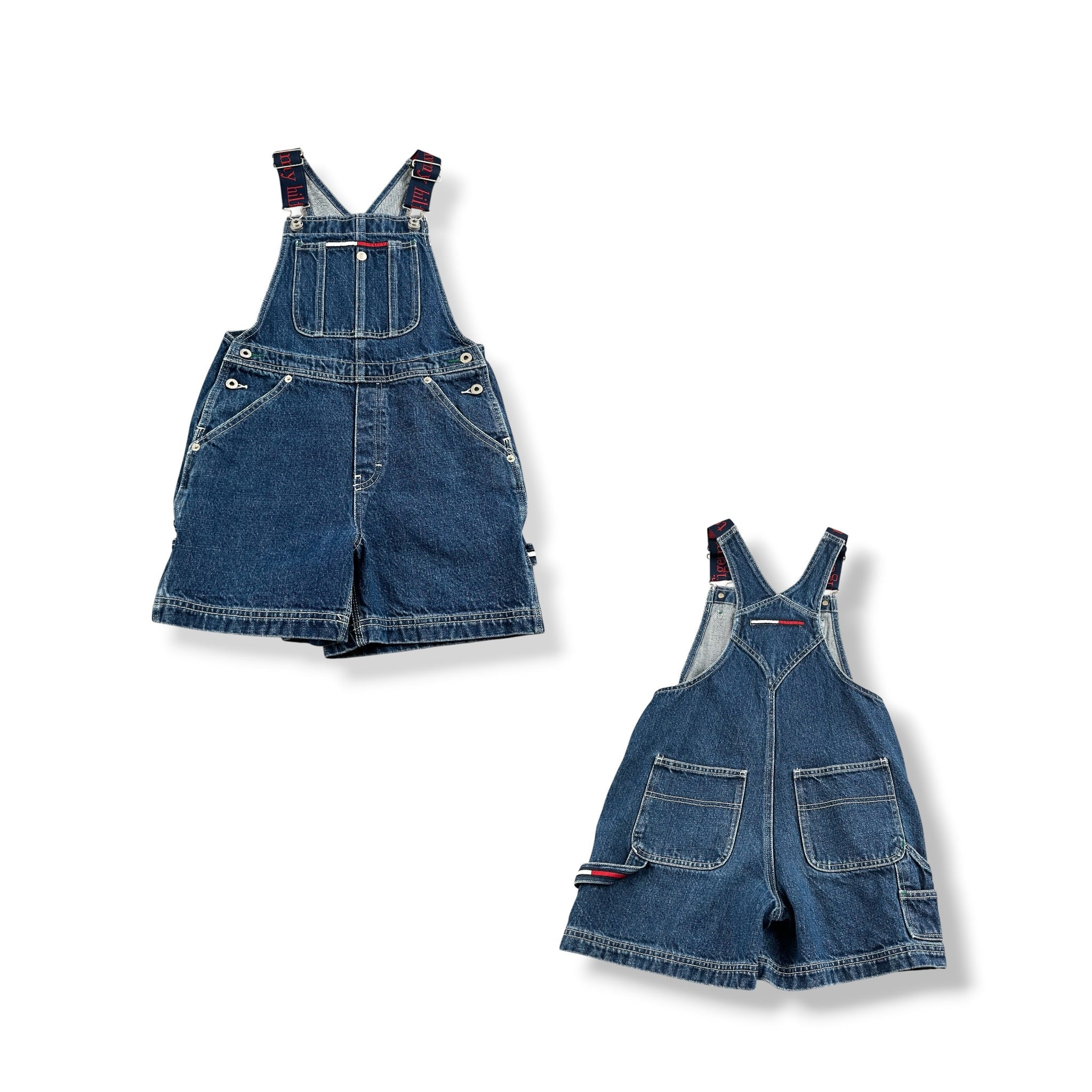 Vintage Tommy Hilfiger Denim Shortalls 7/8