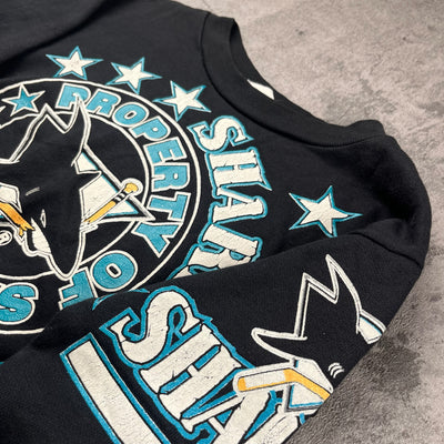 Vintage San Jose Sharks Crewneck 3T