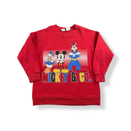 Vintage Mickey & Friends Crewneck Youth Medium