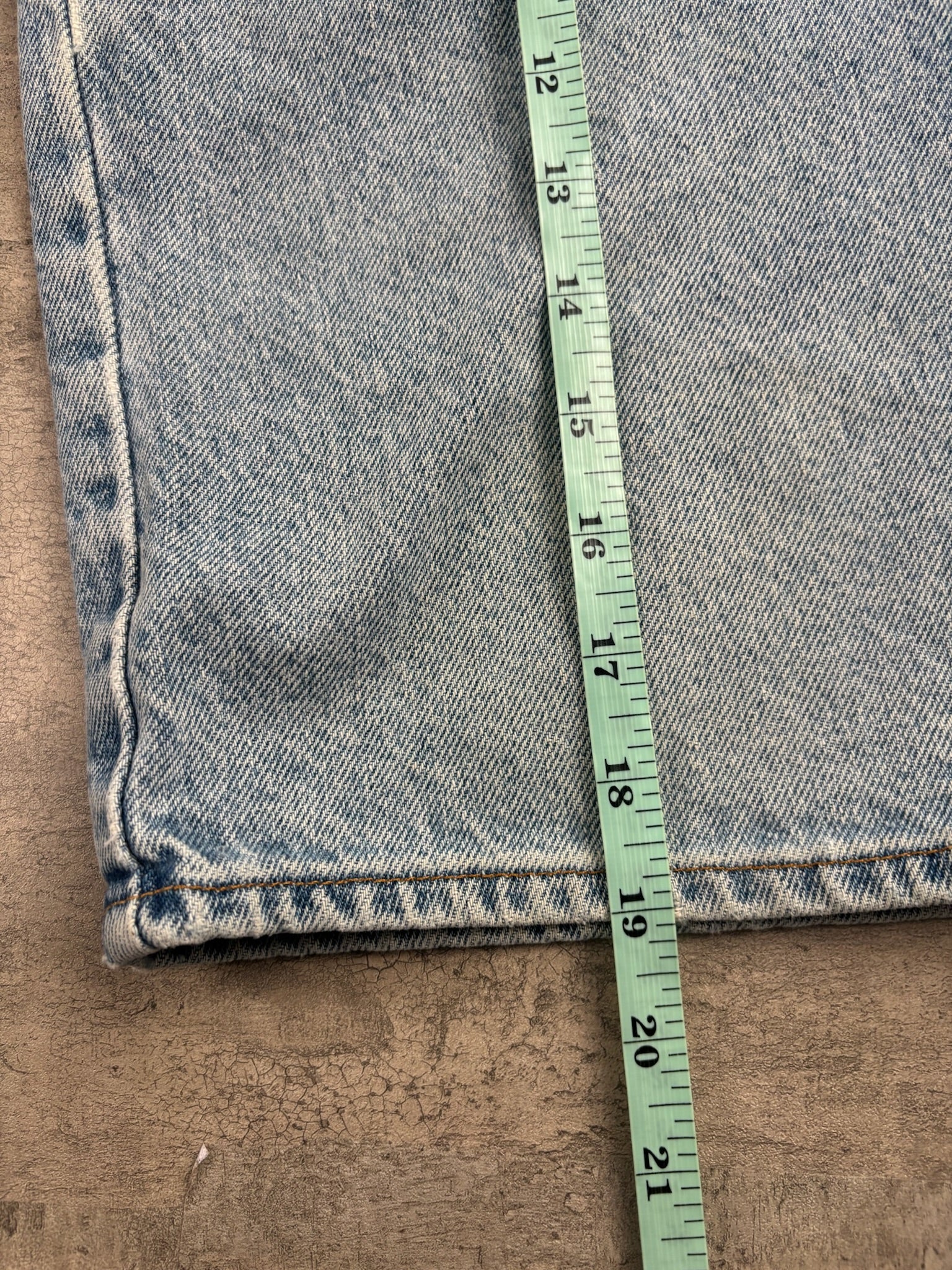 Vintage Orange Tab 560 Denim Shorts 10/12