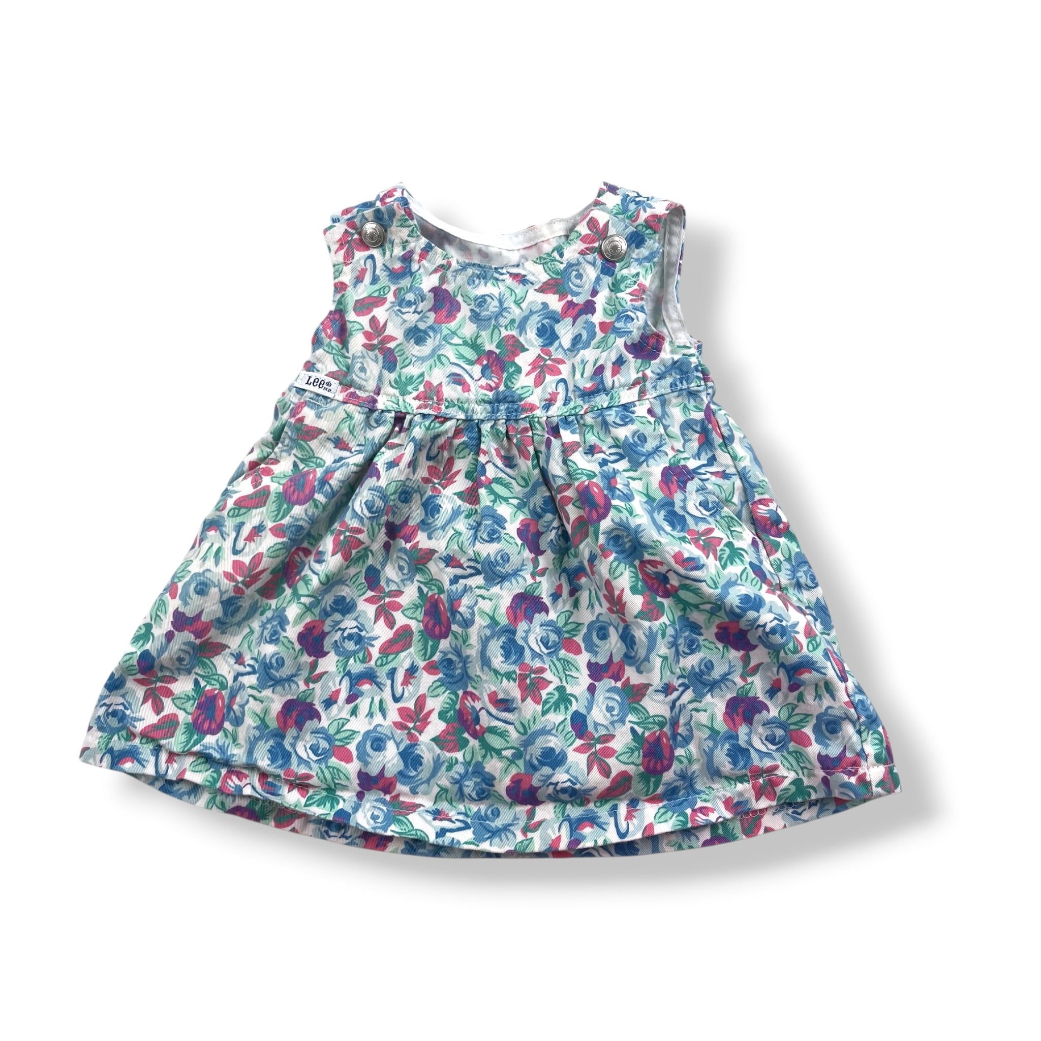 Vintage Lee Floral Dress 12 Months