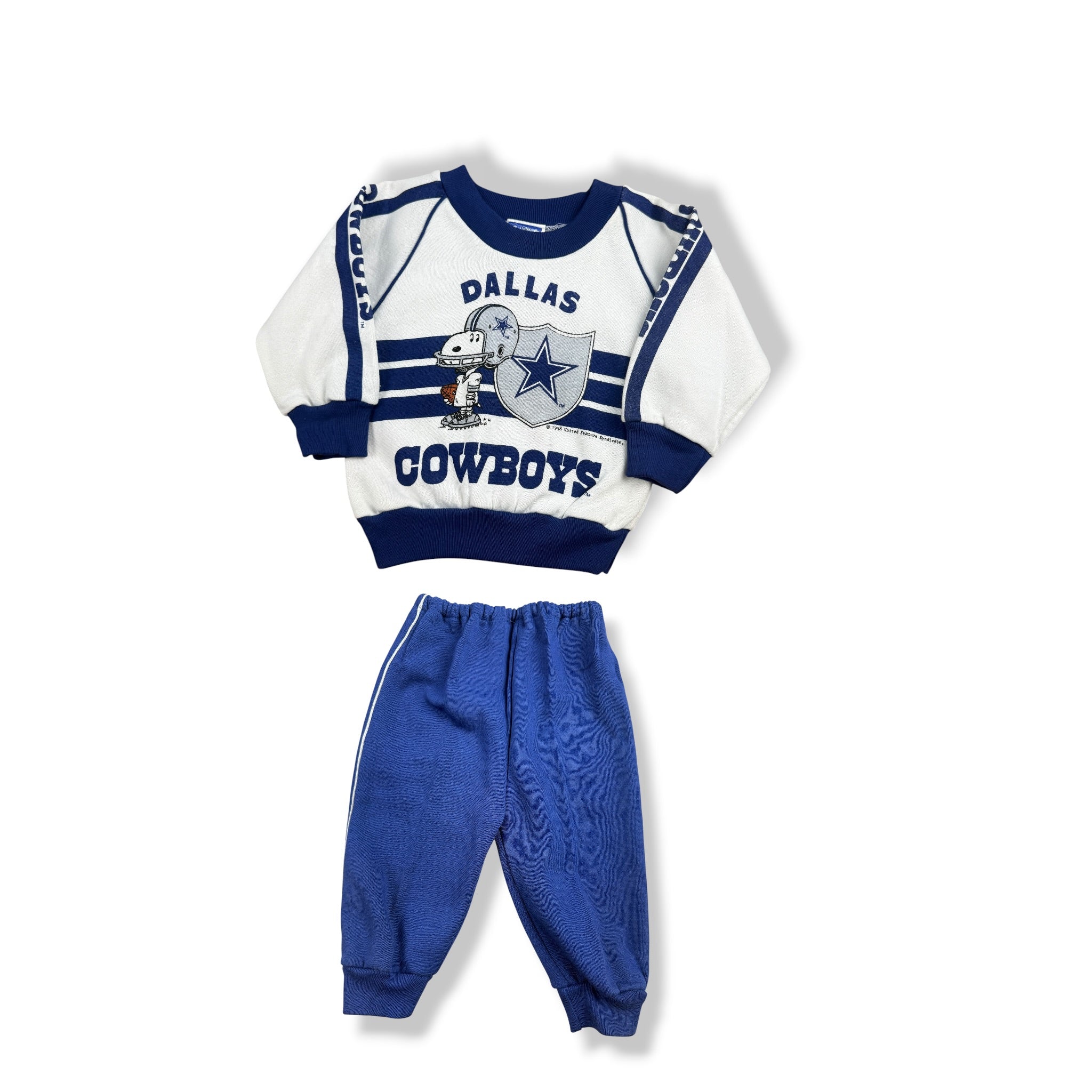 Vintage Deadstock Dallas Cowboy Snoopy Set 12 Months