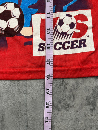 Vintage Superman & Flash Soccer Ringer 4/5T