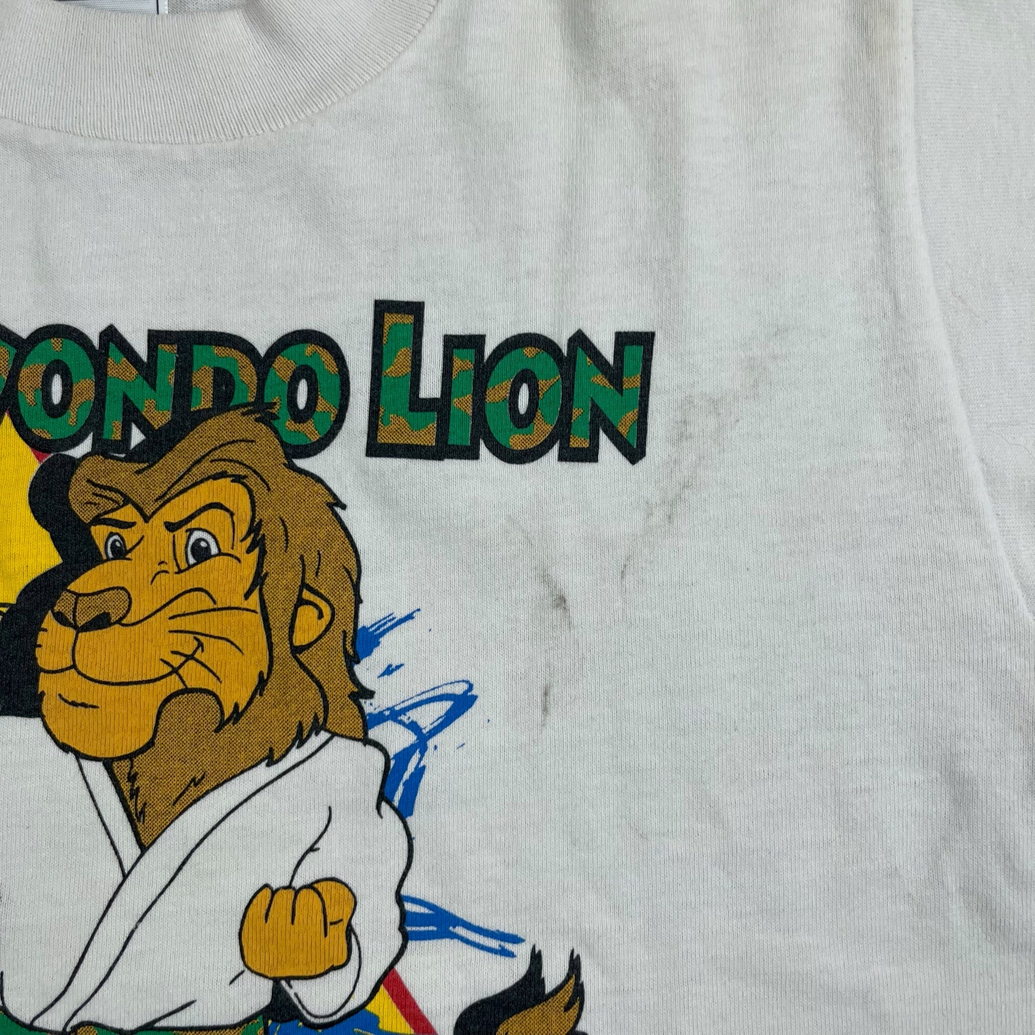 Vintage Taekwondo Lion T-Shirt 5T