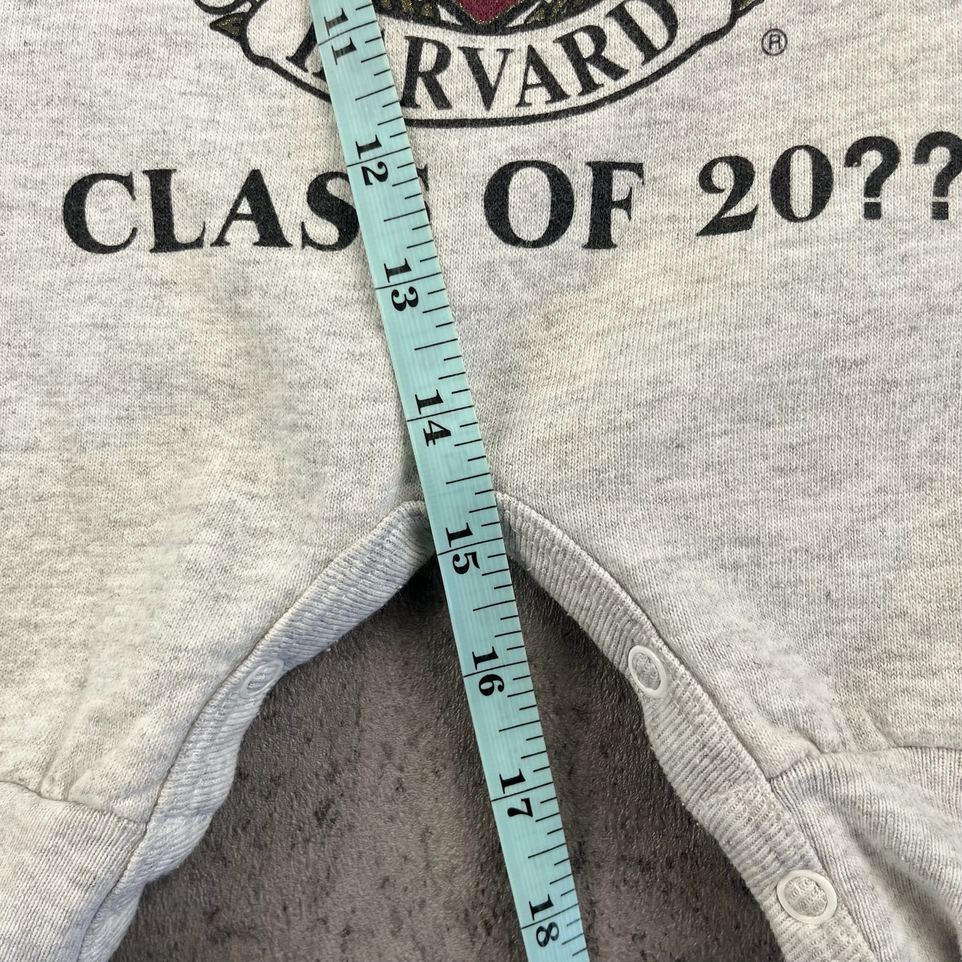 Vintage Harvard University Romper 12 Months