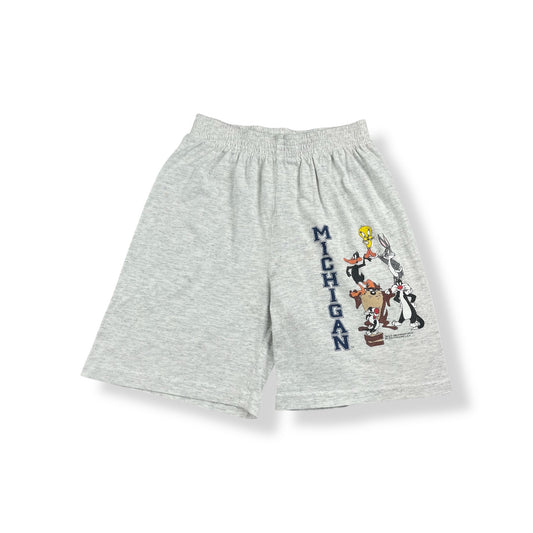 Vintage ‘96 University of Michigan x Looney Tunes Shorts Youth Large