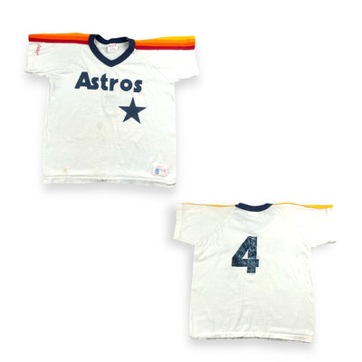 Vintage Houston Astros Varsity T-Shirt Youth Medium