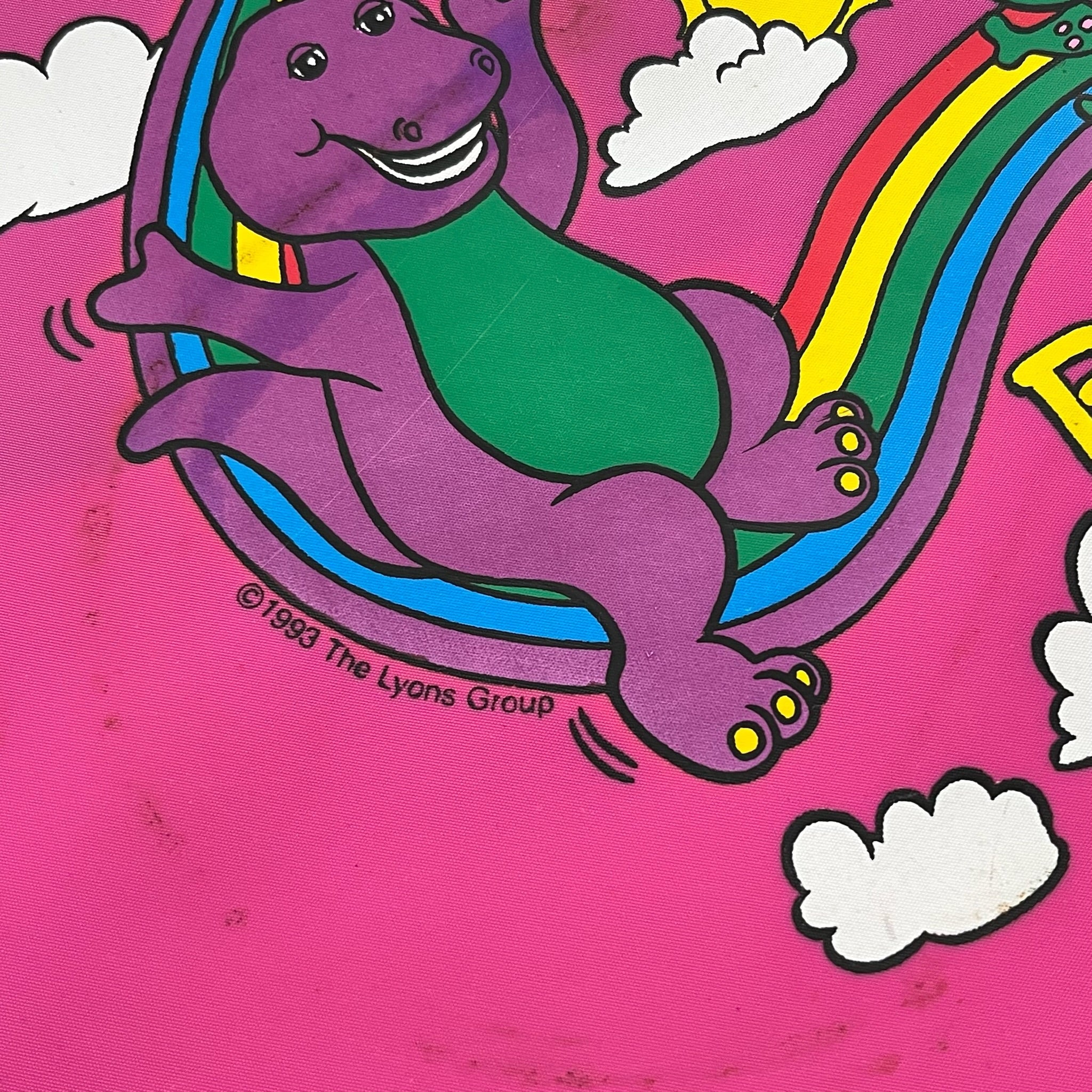 Vintage Barney & Baby Bop Suitcase