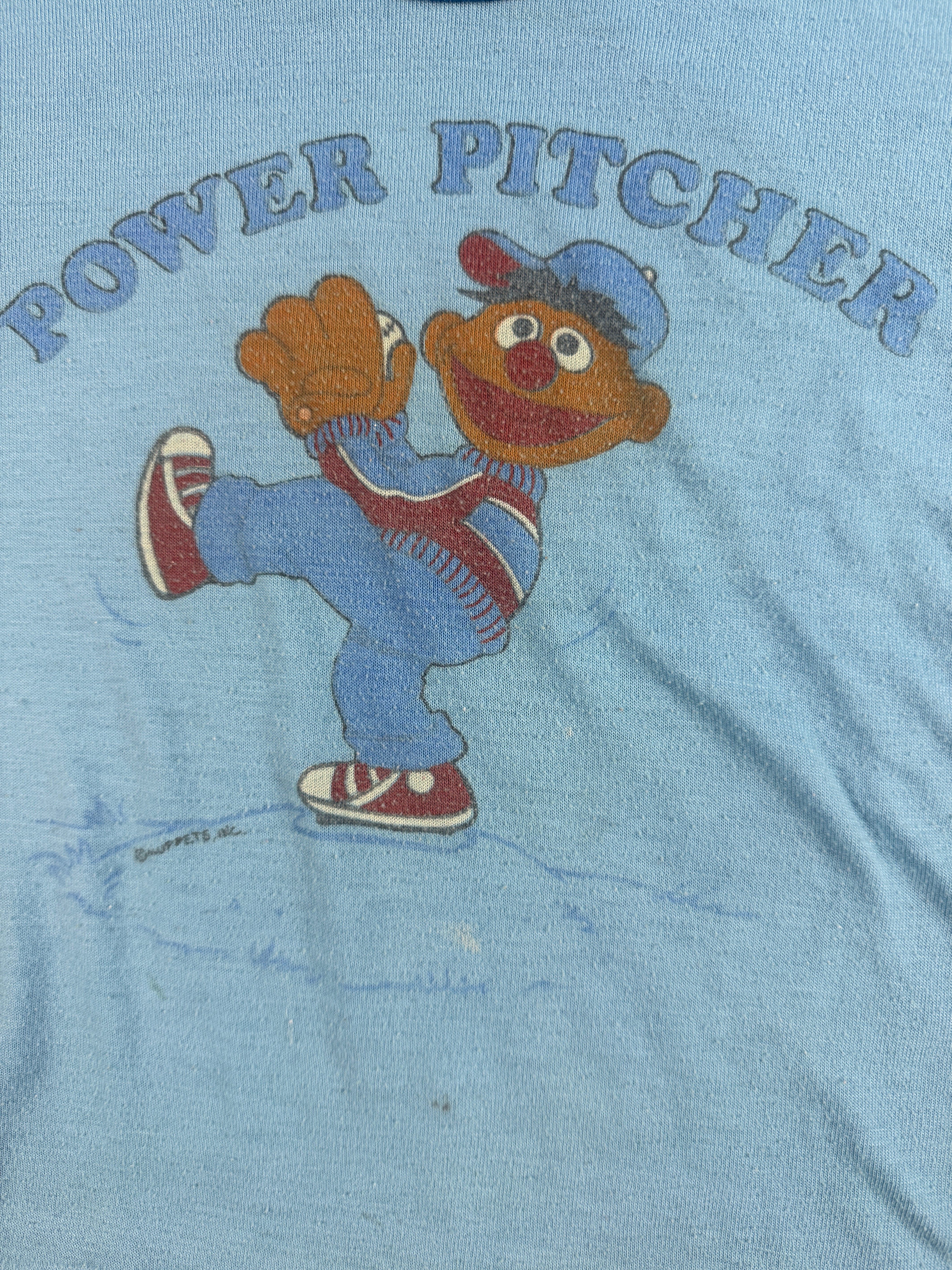 Vtg Ernie Sesame Street Ringer 3T