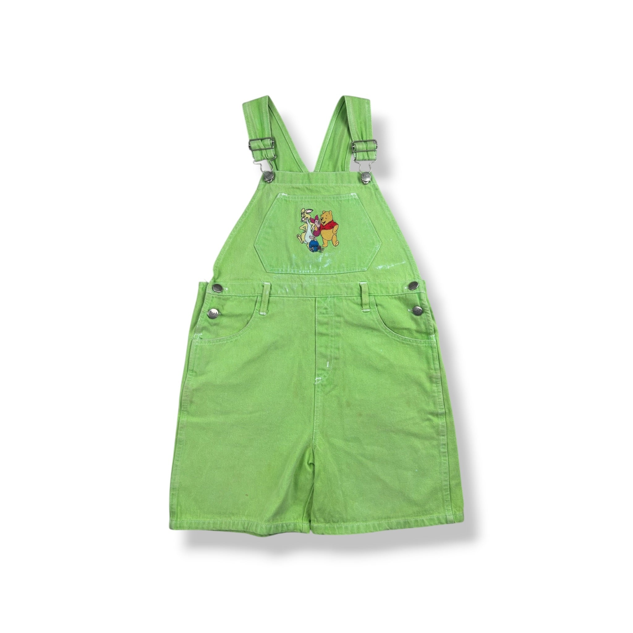 Vintage Winnie The Pooh Shortalls Youth Medium