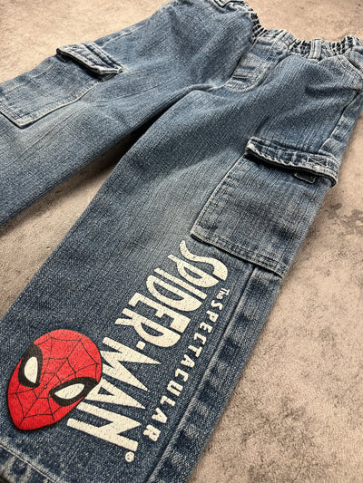 Y2K Spider-Man Cargo Pants 2T