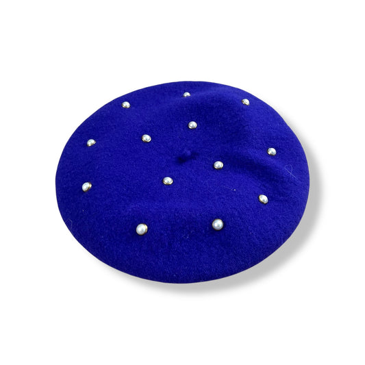 Vintage Pearl Accent Beret