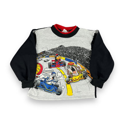 Vintage Looney Tunes Racetrack Crewneck 4T