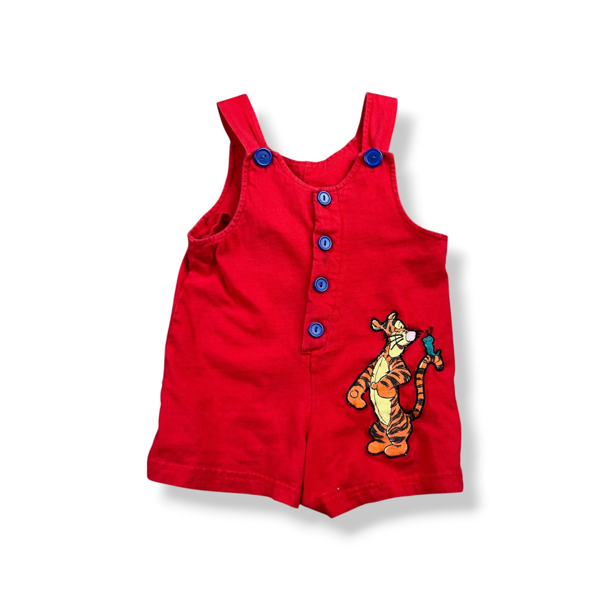 Vintage Tigger Shortalls 12M