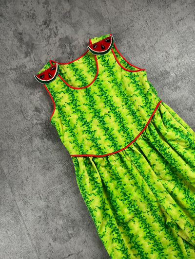 Vintage Watermelon Romper 2/3T